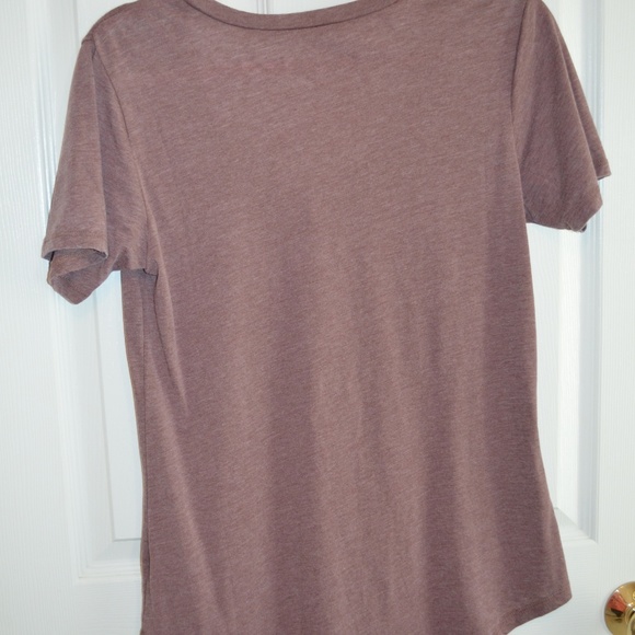 Burgundy Z Supply Pocket Tee - Picture 3 of 3
